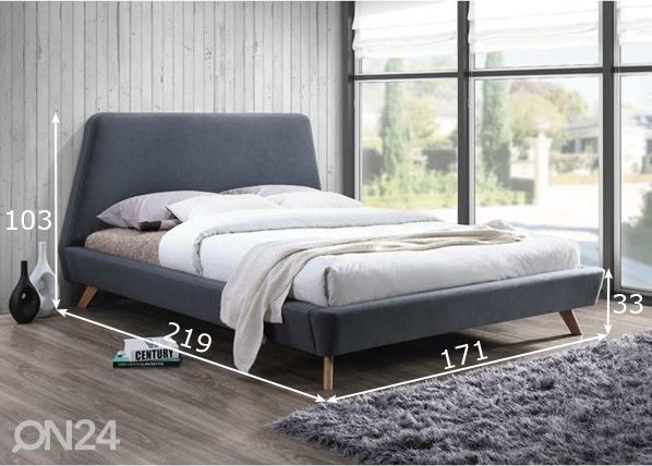 Кровать Gant 160x200 cm размеры
