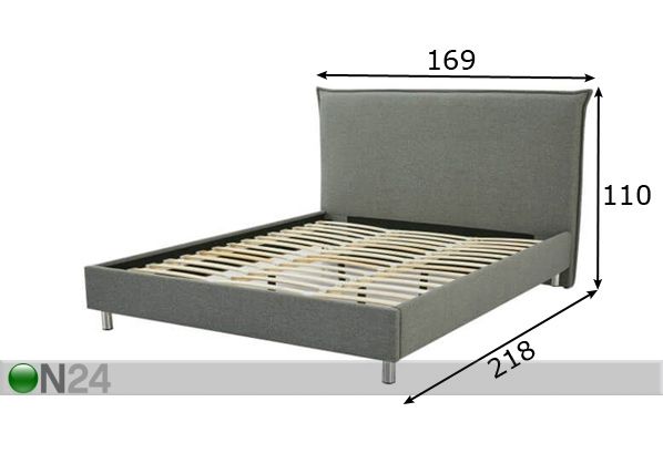 Кровать Guinea 160x200 cm размеры