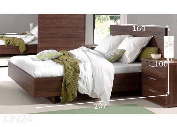 Кровать Helga 160x200 cm размеры