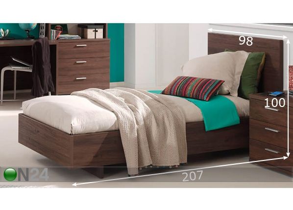 Кровать Helga 90x200 cm размеры