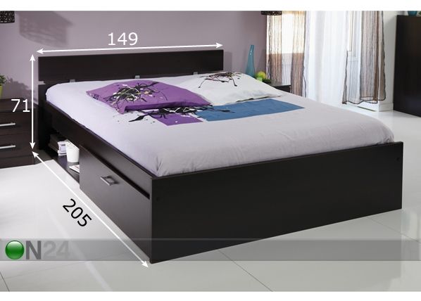 Кровать Infinity 140x200 cm размеры