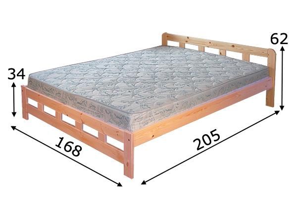 Кровать Kristina 160x200 cm размеры