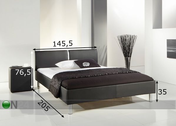 Кровать Laola 140x200 cm размеры
