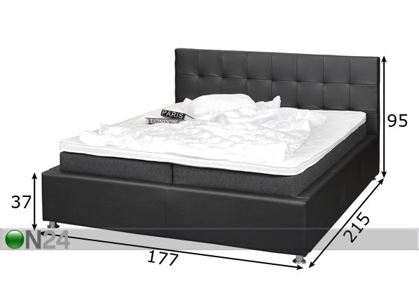 Кровать Lion 160x200 cm размеры