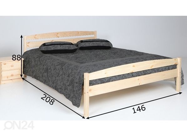 Кровать Magnus 140x200 cm размеры