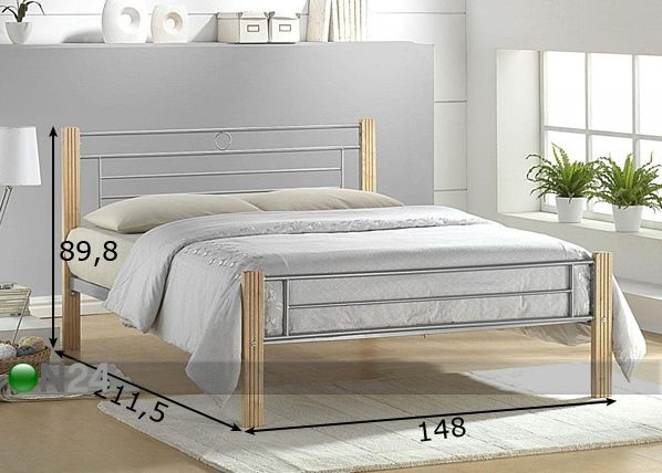 Кровать Melinda 140x200 cm размеры