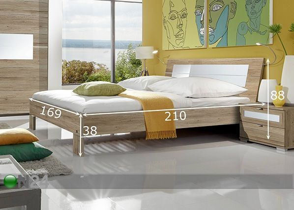 Кровать Pleasure 160x200 cm размеры
