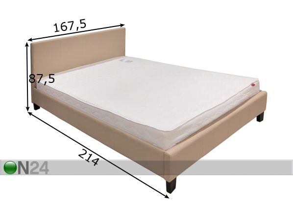 Кровать Queen 160x200 cm размеры