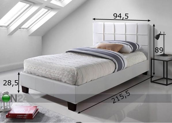 Кровать Ralph 90x200 cm размеры