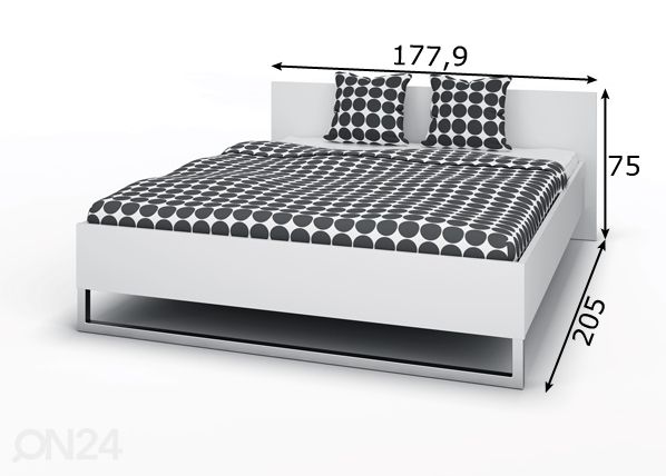 Кровать Style 160x200 cm размеры