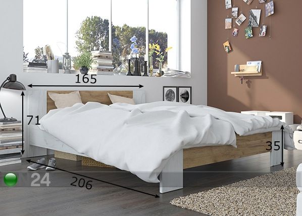 Кровать Vega 160x200 cm размеры