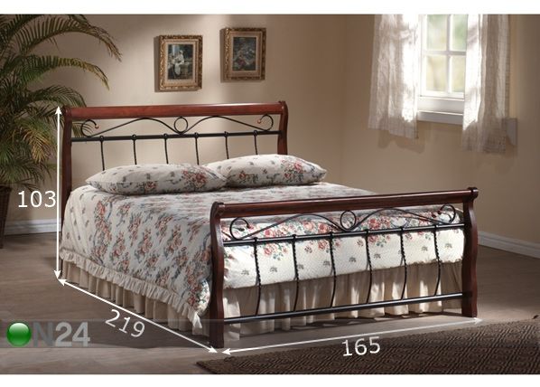 Кровать Venecja 160x200 cm размеры