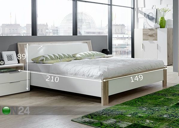 Кровать Viva 140x200 cm размеры