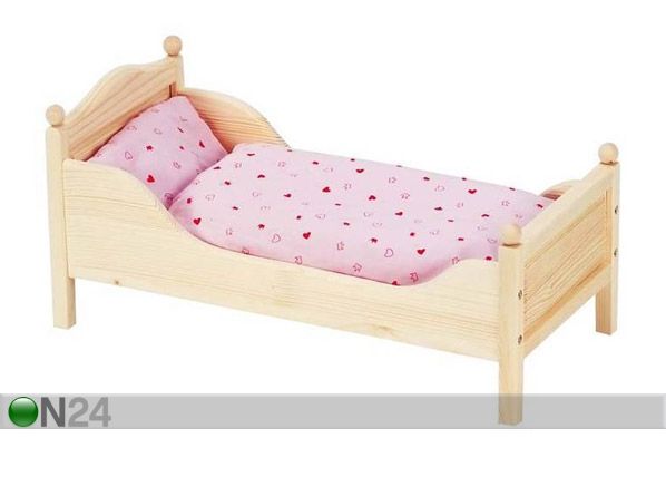 Кукольная кроватка из дерева
