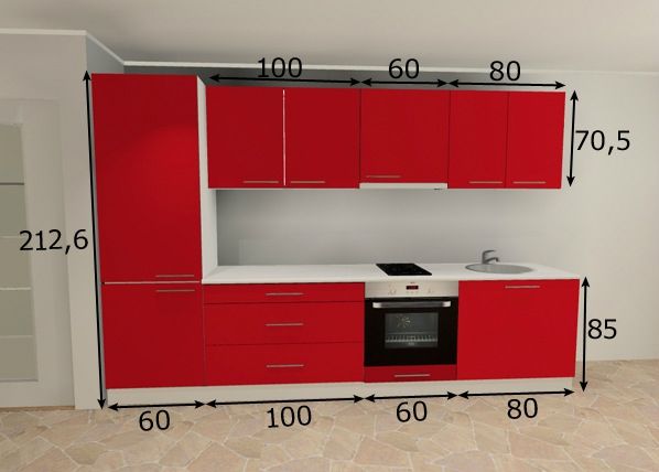 Кухня 300 cm размеры