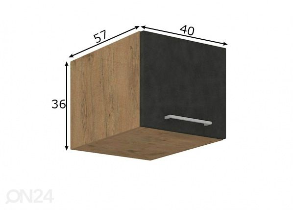 Кухонный шкаф (верхний) 40 cm размеры