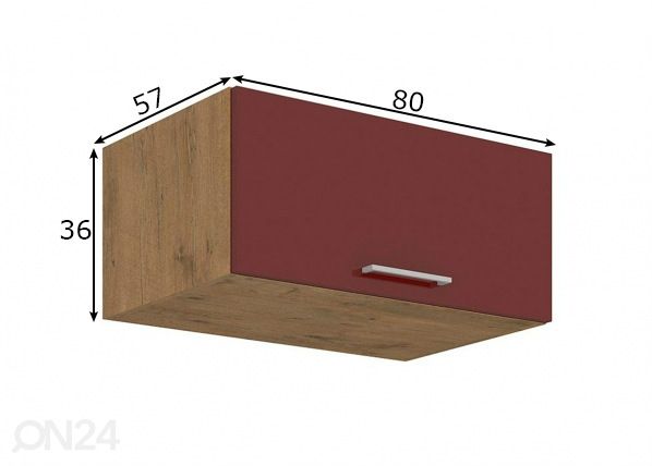 Кухонный шкаф (верхний) 80 cm размеры