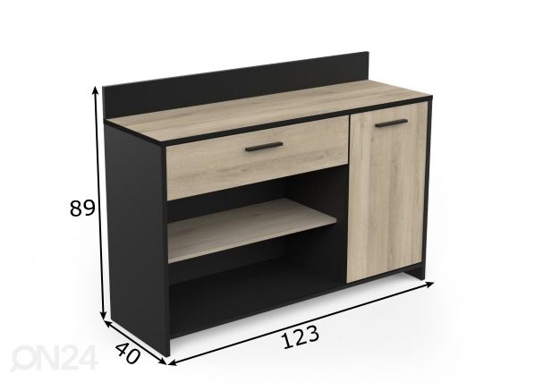 Кухонный шкаф Aroma 123 cm размеры