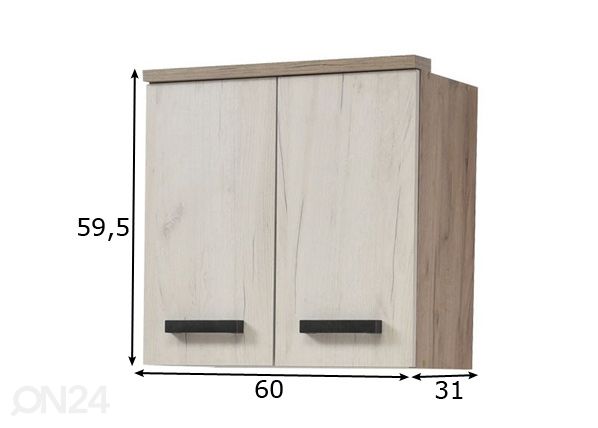 Кухонный шкаф Kent размеры