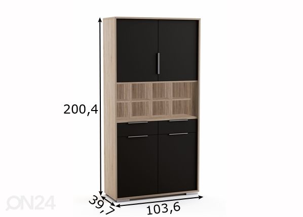Кухонный шкаф Reglisse размеры