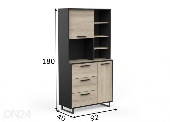 Кухонный шкаф Roma 139795 размеры