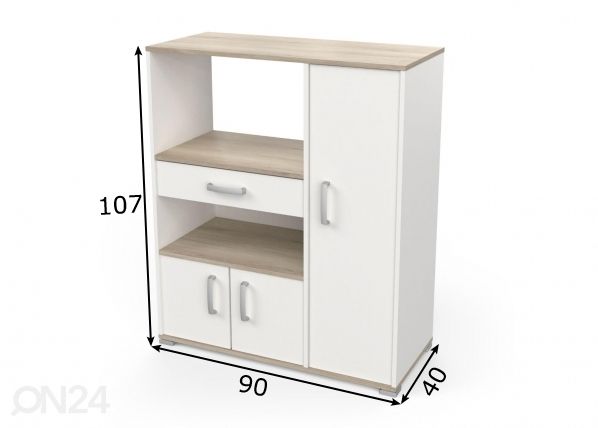 Кухонный шкаф Thyme 90 cm размеры