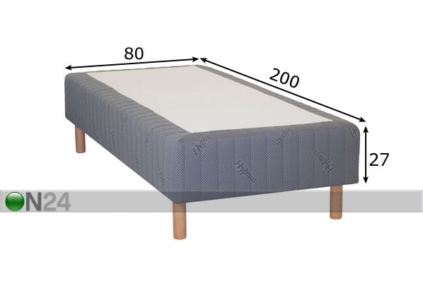 Кушетка Hypnos Amor 80x200 cm размеры