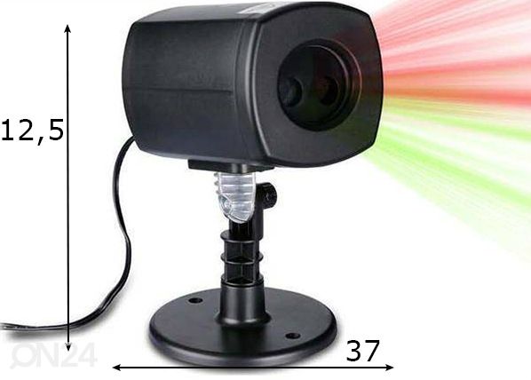 Лазерный проектор с фотоэлементами и программами размеры