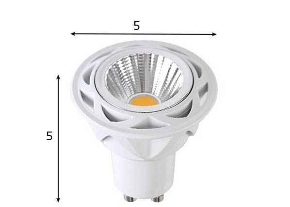 Лампочка GU10 LED размеры