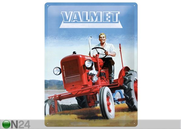 Металлический постер в ретро-стиле Valmet 30x40cm