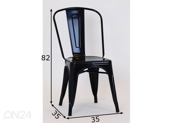 Металлический стул размеры