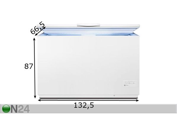 Морозильник Electrolux EC4200AOW1 размеры