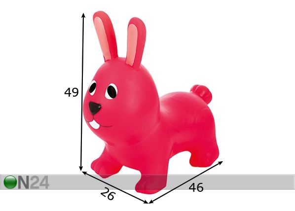 Надувная игрушка-попрыгун Jumpy заяц размеры