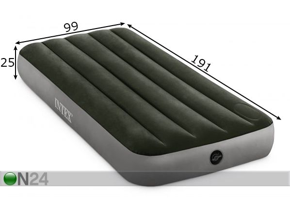 Надувной матрас с насосом Intex Dura-Beam Downy Airbed размеры