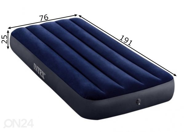 Надувной матрас Intex Classic Downy Airbed размеры