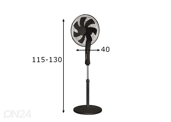 Напольный вентилятор 60 Вт размеры