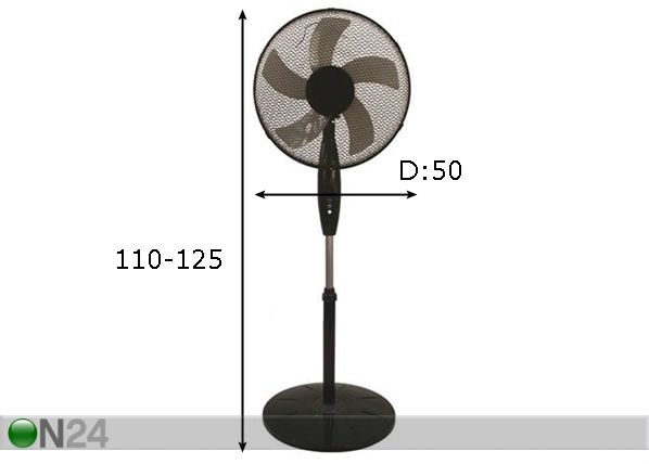 Напольный вентилятор Coolwave 60 Вт размеры