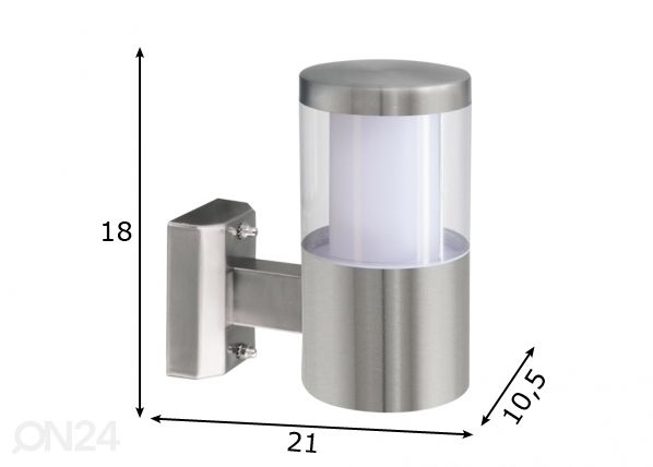 Наружный LED светильник Basalgo 1 размеры