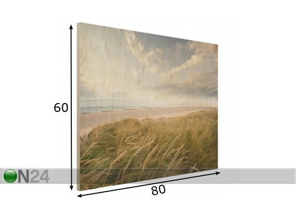 Настенная картина на древесине Dunes dream 60x80 см размеры