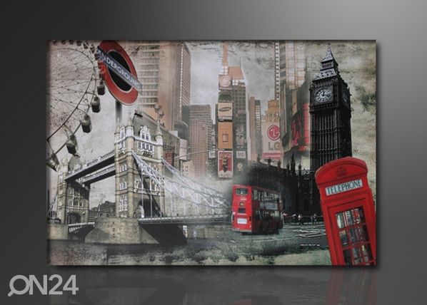 Настенная картина London 120x80 cm