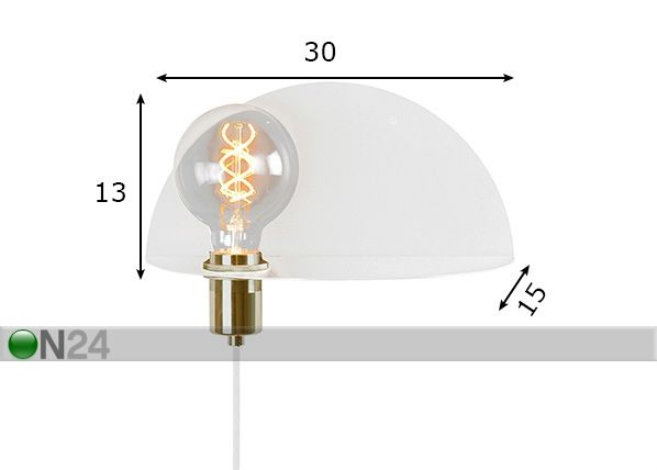 Настенная лампа Walldrof размеры
