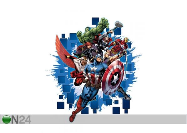 Настенная наклейка Avengers 1, 65x85 см