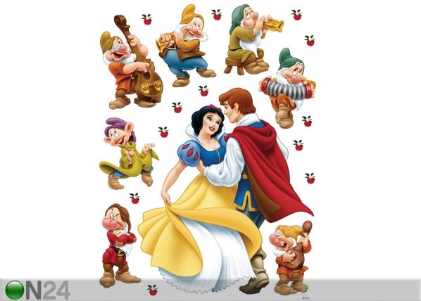 Настенная наклейка Disney Snow White and Prince 65x85 см