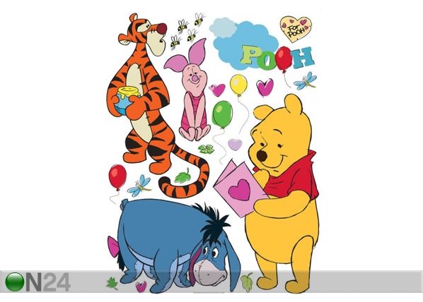 Настенная наклейка Disney Winnie the Pooh and friends 42,5x65 cm