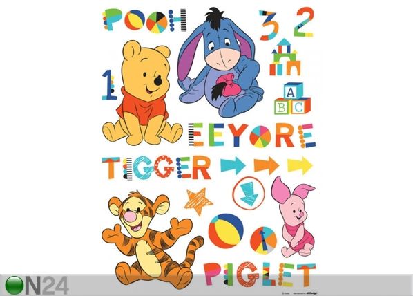 Настенная наклейка Disney Winnie the Pooh and friends 65x85 cm