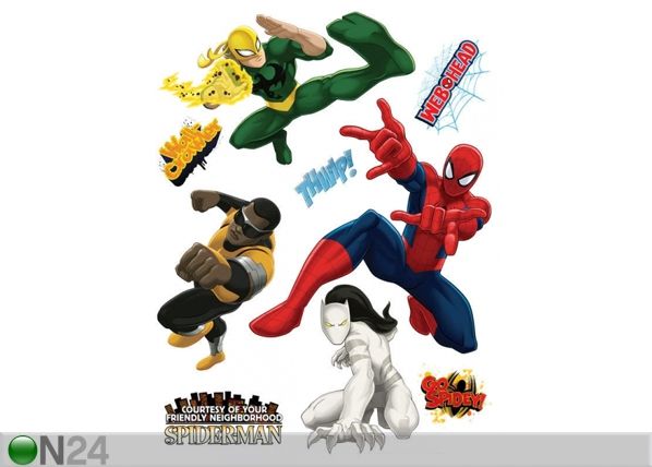 Настенная наклейка Marvel heroes 65x85 см