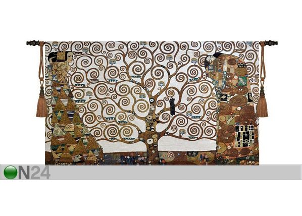 Настенный ковер Гобелен Klimt Tree II 138x80 cm