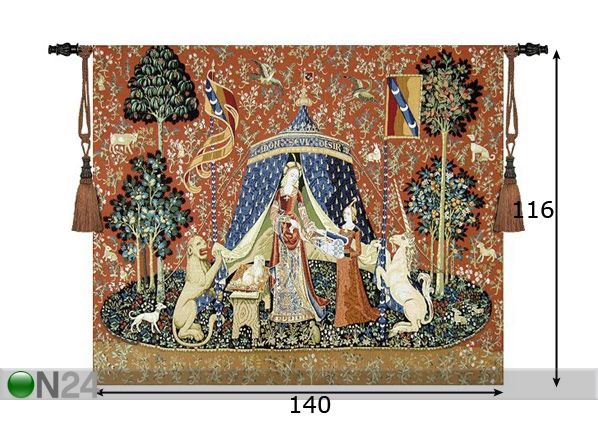 Настенный ковер Гобелен Unicorn 116x140 см размеры