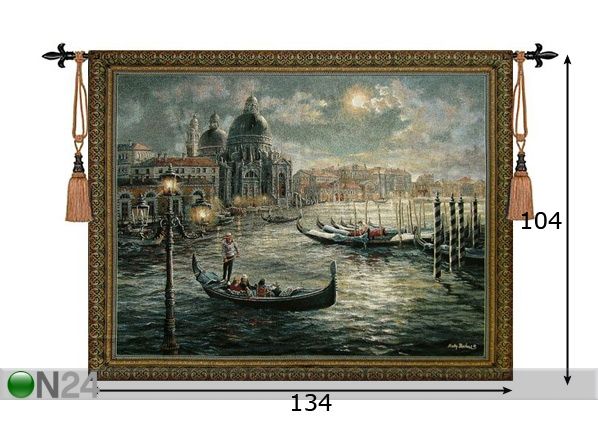 Настенный ковер Гобелен Venice 104x134 см размеры