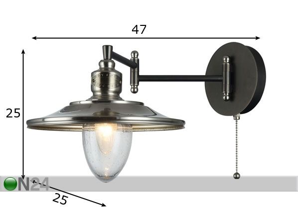 Настенный светильник House Senna размеры